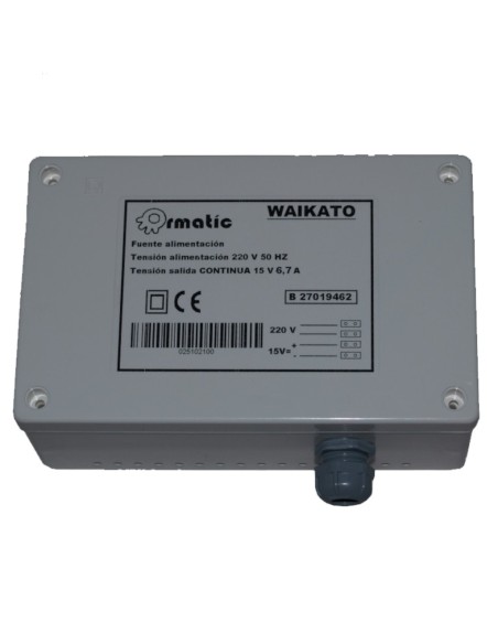 F. ALIMENTACIÓN P. 15 V 6,7 A (22 Pulsadores)