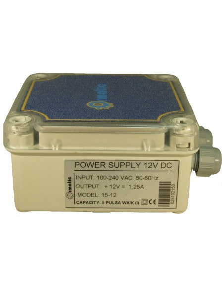 F. ALIMENTACIÓN 12 V 1,25 A (5 Pulsadores I)