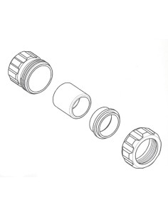 MANGUITO CAUCHO RACOR UNIÓN TUBO AC. 40