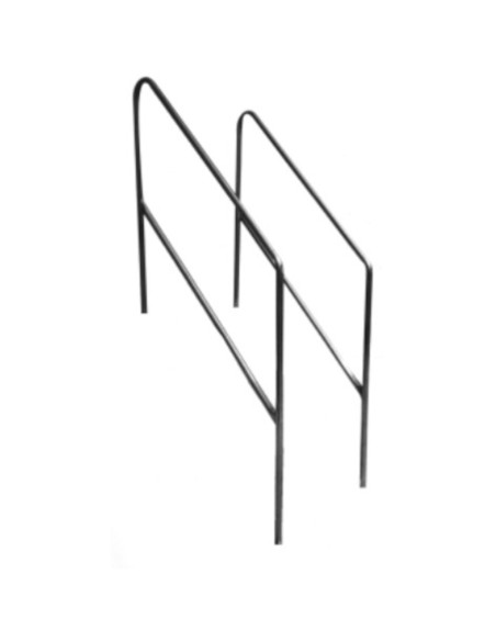 BARANDILLA ESCALERA 3 PELDAÑOS INOX.