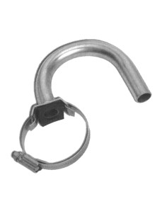 TOMA LECHE CURVA INOX 180º