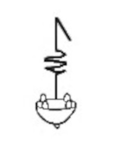 DUCHA CON MUELLE O DIFUSOR MEDIDOR VOLUMÉTRICO DE CRISTAL